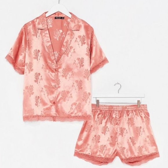 Nasty Gal Other - ❤️ NWT -- Nasty Gal Shirt and Short Pyjama Set